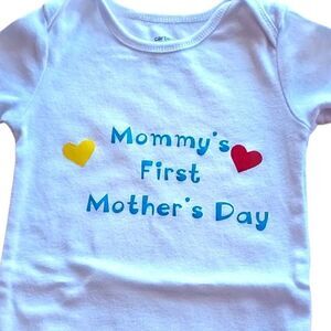 Onsie mommys first  mothers day , carter 18months